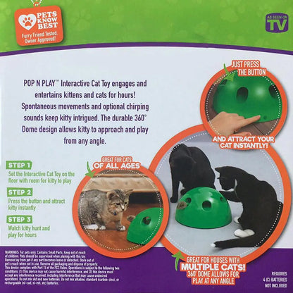 Electric Cat Toy with Mouse Chaser for Pets